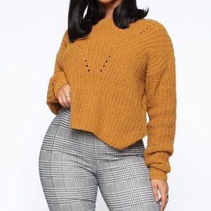 Not Knowing Why Fuzzy Sweater